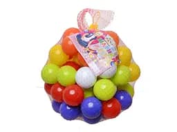 Набір м’яких різнокольорових кульок Kinderway, 60 шт., 02-413 - мініатюра 3