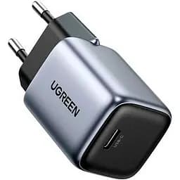 Мережевий зарядний пристрій Ugreen CD319 Nexode Mini 30W PD GaN Tech Charger Grey (90666) [99294] - мініатюра 2