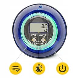 Тренажер для кисті та зап'ятстя 4Fizjo Power Ball гіроскопічний Blue/Yellow (P-5905973402224) - мініатюра 7