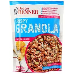 Гранола Doctor Benner Мед и кокос 250 г (774842)