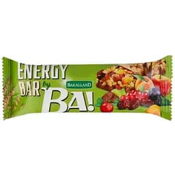 Злаковий батончик Bakalland Ba! Energy Bar 5 Dried Fruits із сухофруктами 40 г