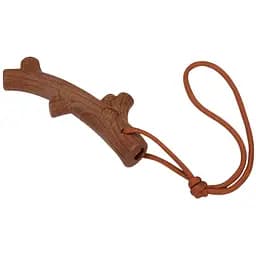 Іграшка для собак Camon гілка з бамбуку на мотузці 12 см