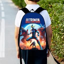 Рюкзак детский Ультрамен «Ultraman» 34х27см, городской ранец для мальчика с принтом (00569)