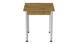 Стіл кухонний Ferrum-decor Агата 75x80x80 Білий ДСП Дуб Артізан 16мм (FRD-105675) - мініатюра 4