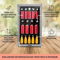 Холодильник вітрина для напоїв Klarstein Beersafe 3XL (10046069) - мініатюра 5