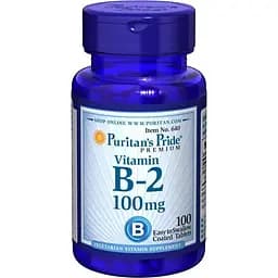 Вітамін В2 Puritan's Pride 100 мг 100 таблеток