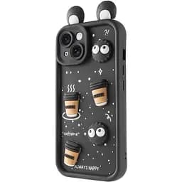Чехол Epik TPU Toys Case with Ears для Apple iPhone 14, 6.1 Black