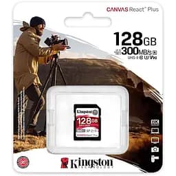 Карта пам'яті Kingston 128GB SDXC C10 UHS-II U3 R300/W260MB/s (SDR2/128GB) - мініатюра 3