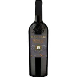 Вино Manieri Primitivo di Manduria, червоне, сухе, 0.75 л
