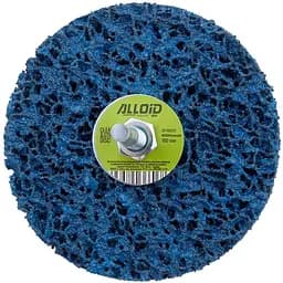 Круг зачисний Alloid Building Tools корал з тримачем для дриля 100 мм (SD-100223)