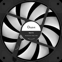 Вентилятор Ocypus Beta F12 ARGB Reverse Black (BETA-F12-BK1AM01X-GL) - мініатюра 3