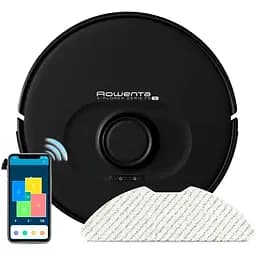 Робот-пылесос Rowenta X-Plorer Serie 75 влажная уборка автон. работа до 120 мин НЕРА управление через смартфон черный