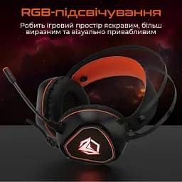 Навушники Meetion HP020 Black/Orange (MT-HP020-A) - мініатюра 5