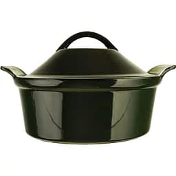 Форма для запікання Gipfel Majolica овальна з кришкою 2.4 л 28х25х16 см (3834) - мініатюра 2
