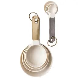 Набор измерительных ложек Ardesto Tasty Baking светло-серый 8 шт. (AR1563G)