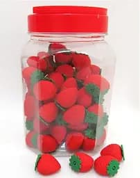 Ластик Клубника, у банці, 80 шт., 1861L