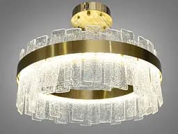 Світильник підвісний LED Diasha 817/500BR 110W, 6050 лм, бронза, регульована висота, для коридору - мініатюра 3