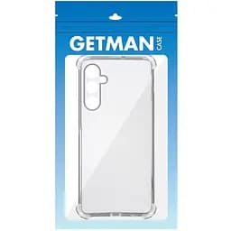TPU чохол GETMAN Ease logo посилені кути Full Camera для Samsung Galaxy A57 5G Безбарвний (прозорий) - мініатюра 2