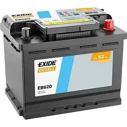 Автомобільний акумулятор Exide Excell 6СТ-62Ah АзЕ 540A EN EB620 (3661024034531)