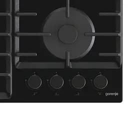 Варильна поверхня Gorenje газова на склі, 60см, чавун, чорний - мініатюра 6