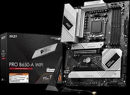 Материнская плата MSI B650 Pro Wi-Fi Socket AM5 (PRO B650 WIFI) Б/У