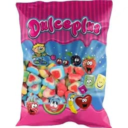 Жевательные конфеты Dulceplus 3D Hearts 1 кг