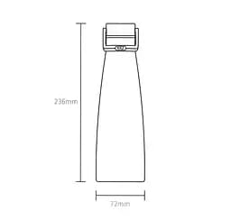 Термос Xiaomi Kiss Kiss Fish Vacuum Cup S-U47WS (475 мл, Red/Pink) - мініатюра 3