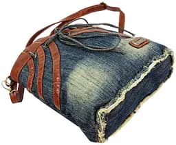 Джинсова сумка у формі жіночої спідниці Fashion Jeans8057 Темно-синя - мініатюра 6