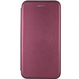 Шкіряний чохол-книжка Classy для ZTE Nubia V60 Бордовий