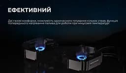 Газовий пальник подвійний BRS-32 - мініатюра 3