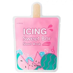 Тканинна маска A'pieu Icing Sweet Bar Sheet Mask Watermelon з екстрактом кавуна, 21 г
