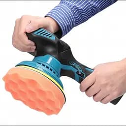 Полірувальна акумуляторна машинка Waxing Polisher YK49 з насадками 2 акумулятори - мініатюра 3