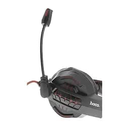 Ігрові накладні навушники Hoco W102 Cool, USB, 3.5mm, 2m, Червоний - мініатюра 5