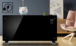 Конвекторний обігрівач 2 в 1 Thunder Modern 2000W Wi-Fi Black - мініатюра 3