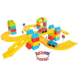 Детский конструктор Автотрек ТехноК 8324TXK 100 деталей