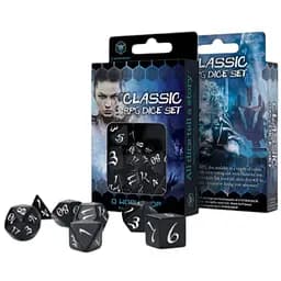 Набор кубиков Classic RPG Black & white Dice Set , 7 шт. (SCLE01)