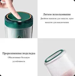 Блендер соковичавниця бездротова Xiaomi Morphy Richards (MR9800) - мініатюра 4