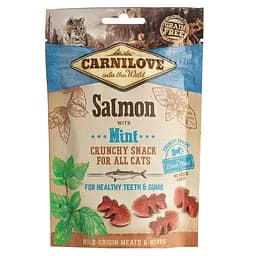 Ласощі для котів Carnilove Cat Semi Moist Snack лосось і м'ята 50 г