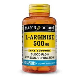 Амінокислота Mason Natural L-Arginine 500 mg, 60 капсул