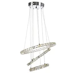 Люстра подвесная Brille хрустальная LED 39W WW CH (BR-969S/3)