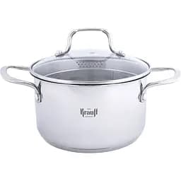 Кастрюля Krauff Cook&Joy со стеклянной крышкой диаметр 16 см 1.8 л (26-238-116)