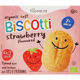 Печиво дитяче Little Toothsome з полуницею органічне 120 г