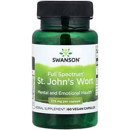 Звіробій Swanson Full Spectrum St. John's Wort 375 мг 60 капсул