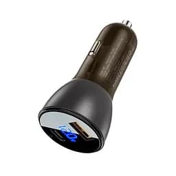 Азу - зарядне автомобільне AceFast B6 metal car charger with digital display 63W 6A металеве
