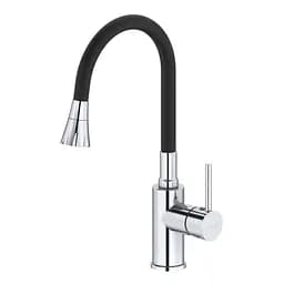 Змішувач для кухні з гнучким виливом Imprese Argo-s хром f03409001EC Хром