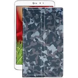 Чехол StatusCASE из экокожи для планшета LG G Pad 8.3 v500 Хаки-синий