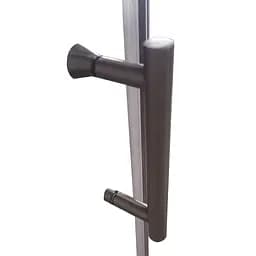 Душова кабіна без піддону Koer SR SC03-90x90x200-TR-07 прозоре скло Easy Clean 6 мм, graphite KR5359, Універсальна, прозорий, графіт - мініатюра 10