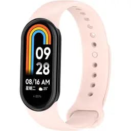 Ремінець для фітнес-браслета Lemfo для Xiaomi Mi Band 8 і 9 блідо-рожевий