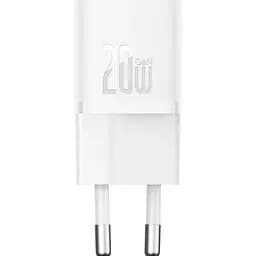 Мережевий зарядний пристрій Baseus GaN5 Fast Charger Mini 1C 20W White (CCGN050102) [105945] - мініатюра 2