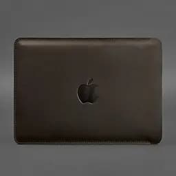 Шкіряний чохол BlankNote для MacBook 15-16 Темно-коричневий - мініатюра 3